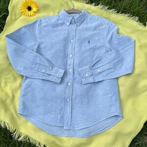 🐎 Polo Ralph Lauren; Boy’s Oxford Cotton Button-Down, L/S Shirt in L (14-16)!
